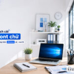Cách cài Font chữ trên máy tính