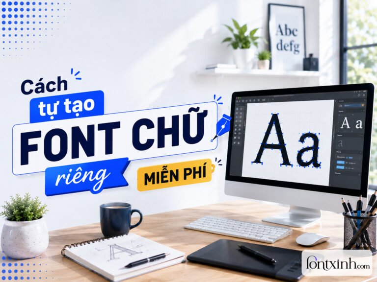 Cách tự tạo font chữ riêng miễn phí