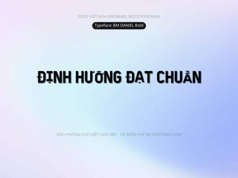 Font Baemin (Food) Font Xinh