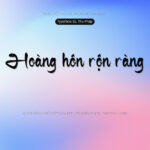 Font DL Thu Phap Font Xinh