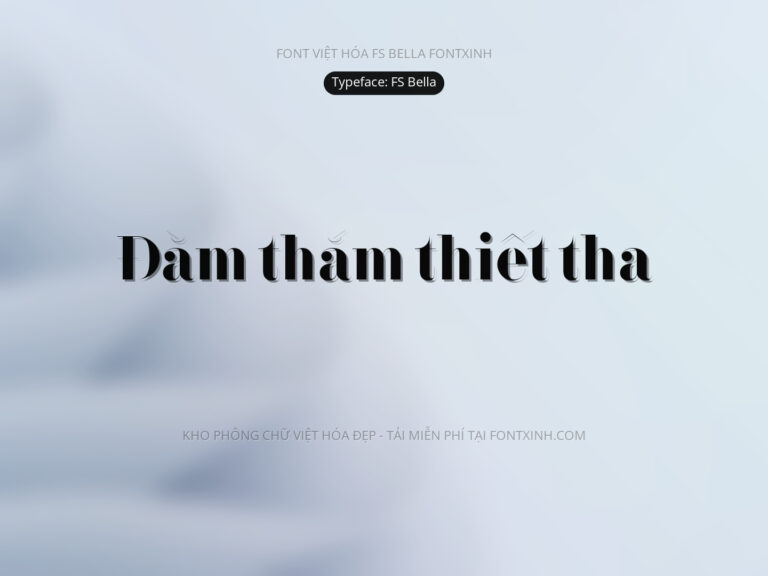 Font FS Bella Font Xinh