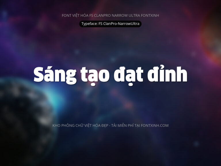 Font FS Clanpro Narrow Ultra Font Xinh