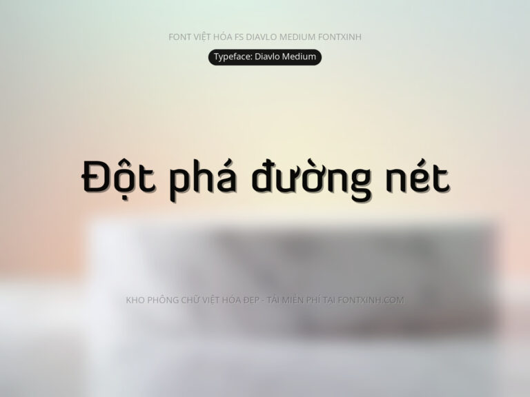 Font FS Diavlo Font Xinh