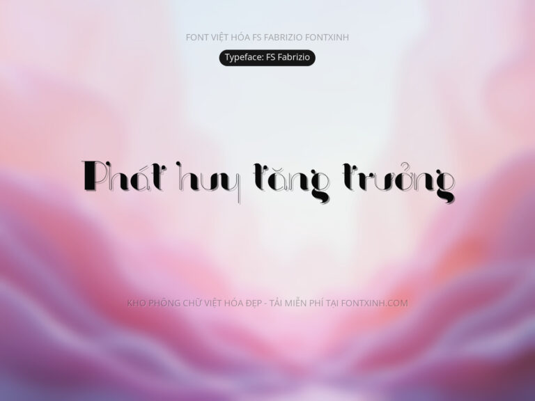 Font FS Fabrizio Font Xinh