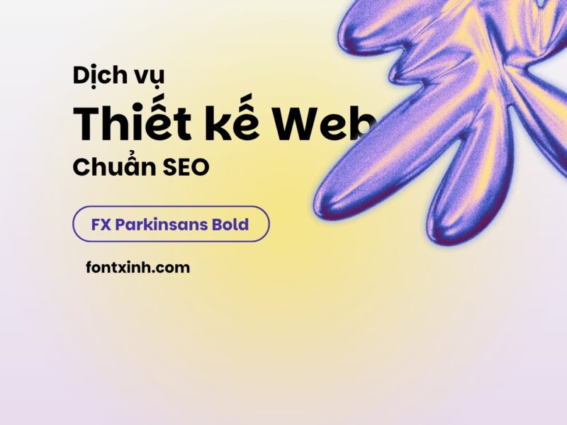 Font FX Parkinsans Bold