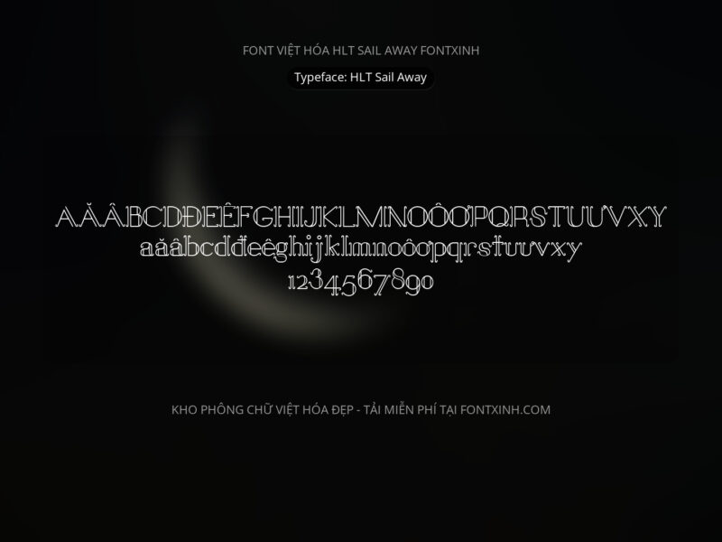 Font HLT Sail Away Font Xinh