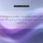 Font HLT Signerica Medium Font Xinh