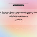 Font iCielAuther Typeface Font Xinh