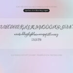 Font iCiel Blooming Elegant Font Xinh