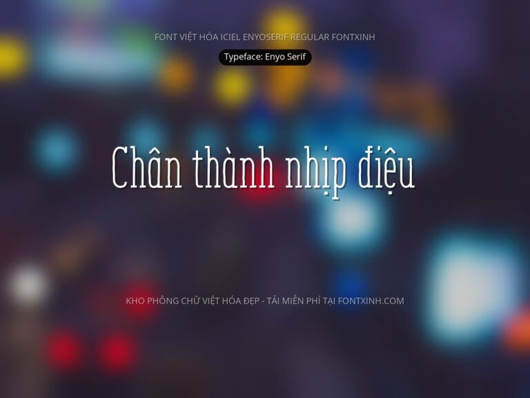 Font Enyo Font Xinh