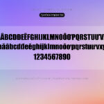 Font Impact Vee Font Xinh