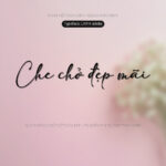 Font LNTH adelia Font Xinh