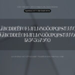 Font LNTH Starblackinline Font Xinh