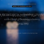 Font LNTH Sweethearts Love Letters Font Xinh