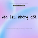 Font LNTH TightWriter Font Xinh