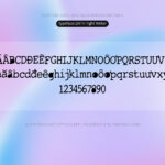 Font LNTH TightWriter Font Xinh
