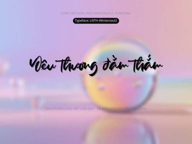 Font LNTH LNTH Wintersoul2 Font Xinh
