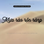 Font MTD Aaleyah Thick Stamp Font Xinh