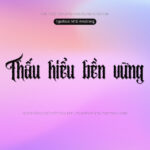 Font MTD Amstrong Font Xinh