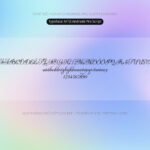 Font MTD Andrade Pro Script Font Xinh