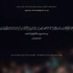 Font MTD Bibliophile Script Font Xinh