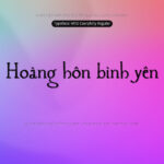 Font MTD Caerphilly Regular Font Xinh
