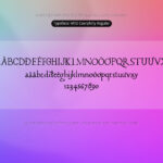Font MTD Caerphilly Regular Font Xinh