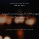 Font MTD Charlize One Font Xinh