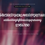 Font MTD Chuck Noon Script Font Xinh