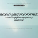 Font MTD Clarkson Script Font Xinh