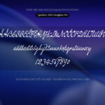 Font MTD Douglass Pen Font Xinh