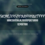 Font MTD Mavera Font Xinh