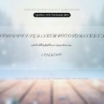 Font MTD The Beauty Blink Font Xinh