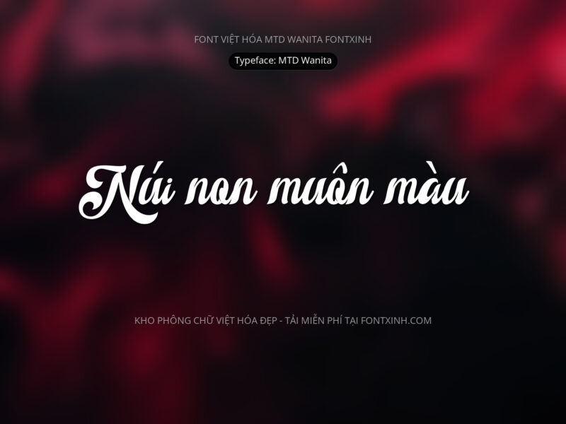 Font MTD Wanita Font Xinh