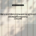 Font MTD Youther Script Font Xinh
