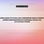 Font SFU LightsOut Font Xinh
