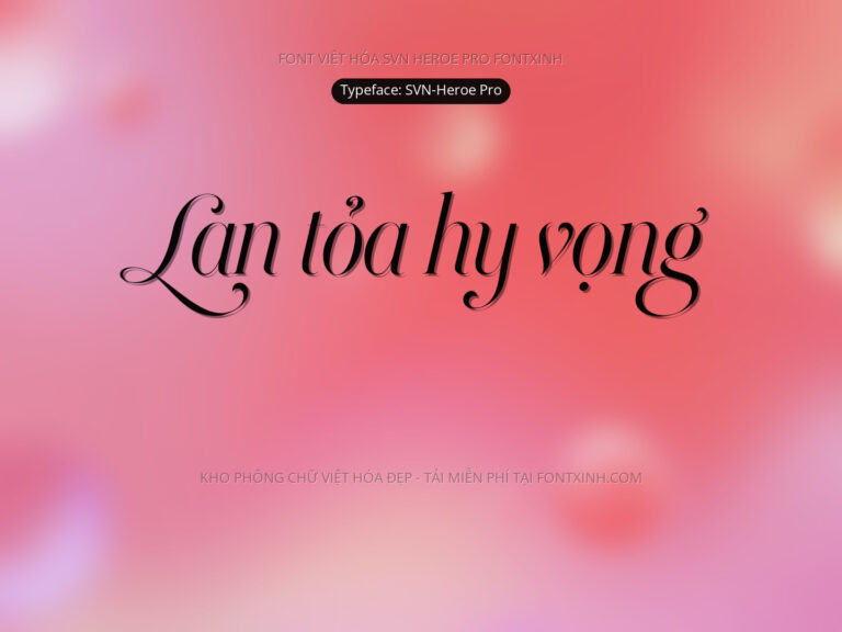 Font SVN HeroePro Font Xinh