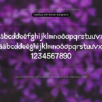 Font SVN KoreanCalligraphy Font Xinh