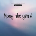 Font SVN Nuit Font Xinh