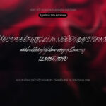 Font SVN Rockness Slant Font Xinh