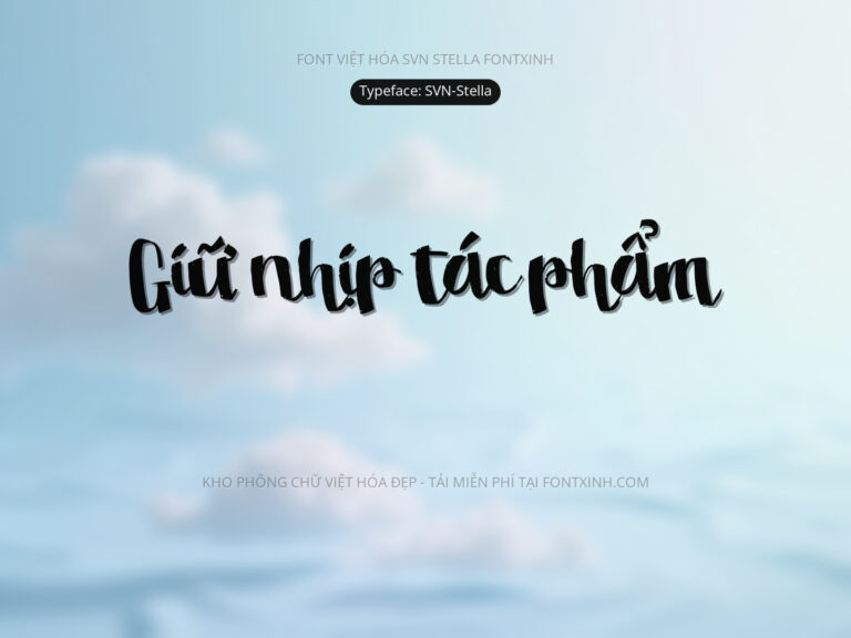Font SVN Stella Font Xinh