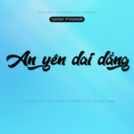 Font LNTH Tp Dopestyle Font Xinh