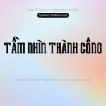 Font TUV Benchmark Font Xinh