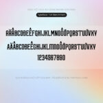 Font TUV Benchmark Font Xinh