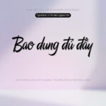 Font UTM A&S Signwriter Font Xinh