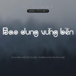 Font UTM Arruba KT Font Xinh
