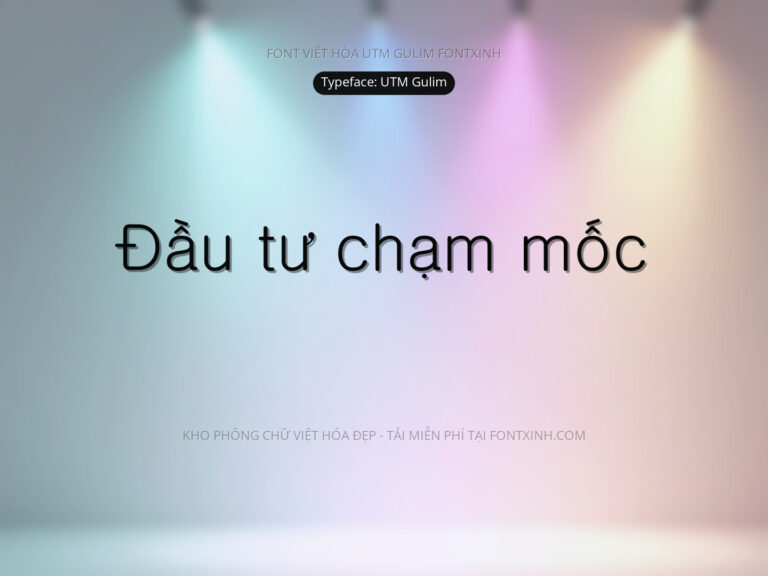 Font UTM Gulim Font Xinh