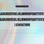 Font UTM Gunslinger Font Xinh