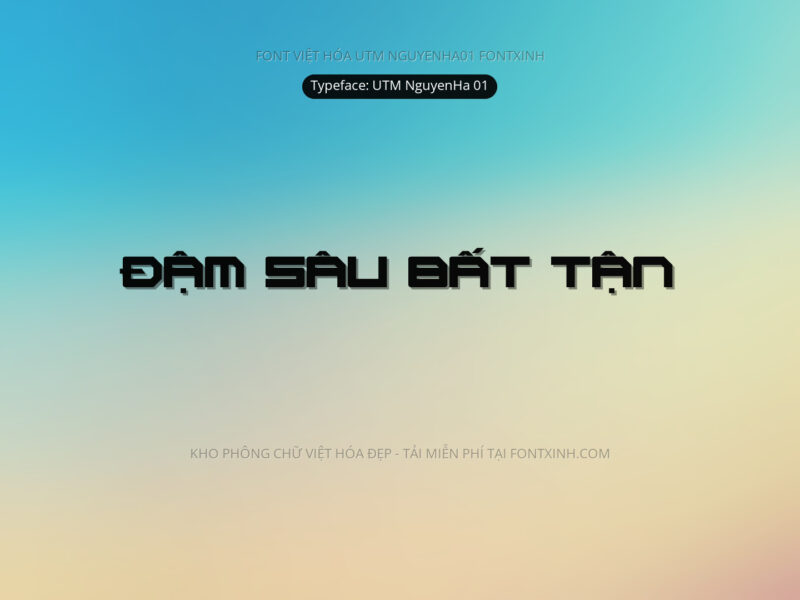 Font UTM Nguyenha Font Xinh