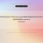 Font UTM Silk Script Font Xinh